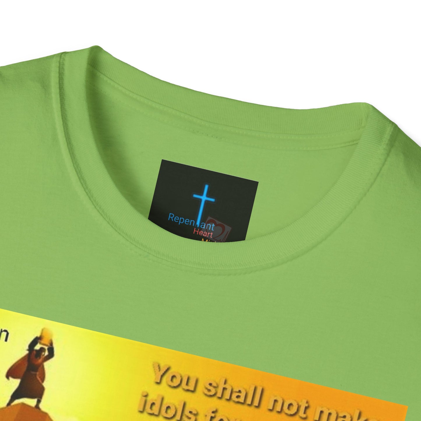 Abolition of Abortion Unisex Softstyle T-Shirt - Abolition of Abortion Design