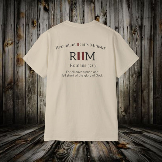 Biblical- Repentant Hearts Ministry (RHM) T-Shirt — Christian Faith Ministry Tee