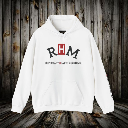 Biblical- Repentant Hearts Ministry Hoodie — Christian Hoodie with Scripture & Shofar Design