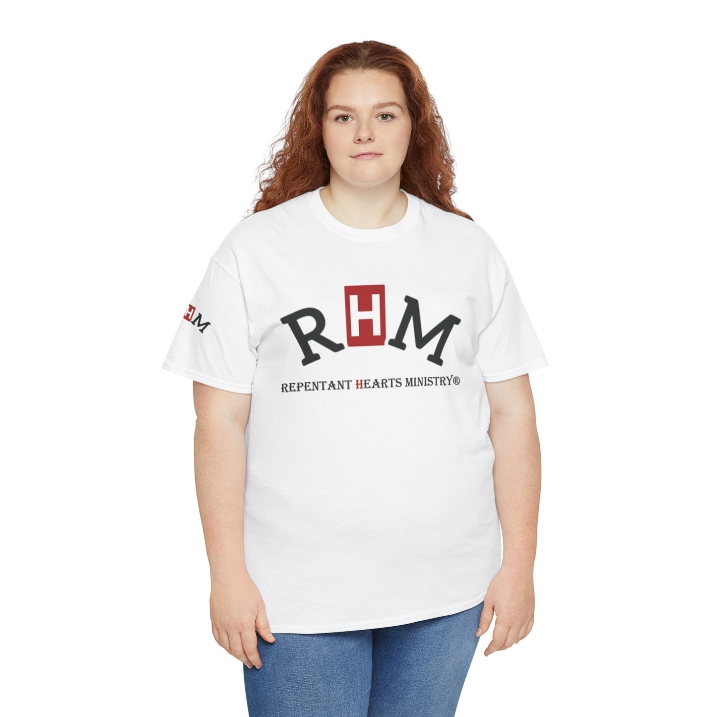 Rev 2:5 T-Shirt- Repentant Hearts Ministry Tee — RHM Logo & Menorah Back Print