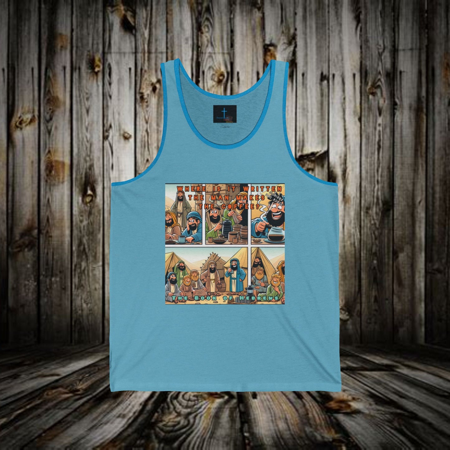 Biblical Dad Joke, The Book of Hebrews-Tank Top