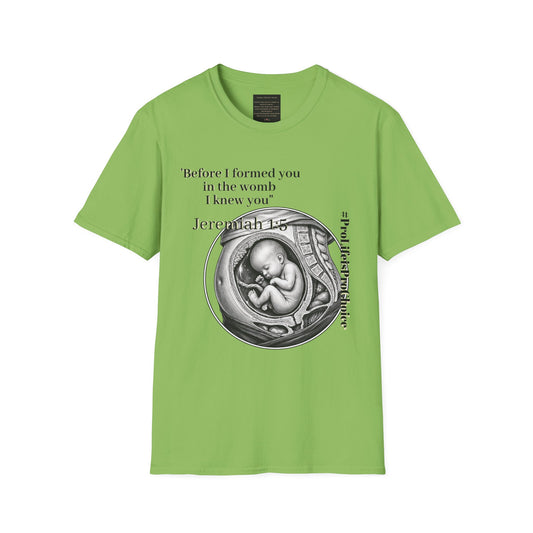 Abolish Abortion T-Shirt - Jeremiah 1:5
