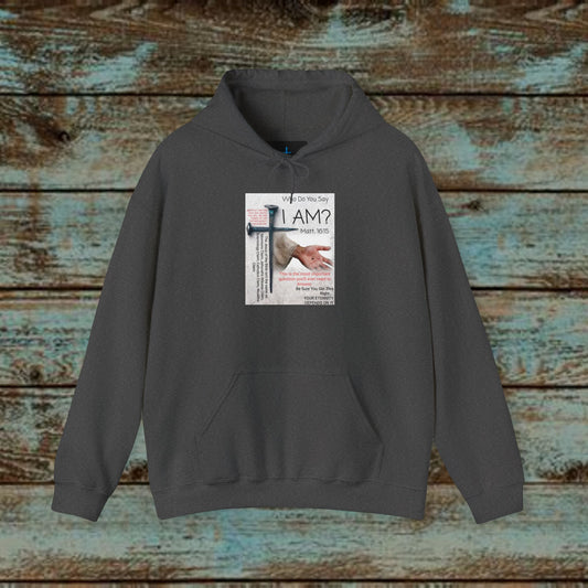 'Who do you say I Am' Unisex Heavy Blend™ Hooded Christian Sweatshirt