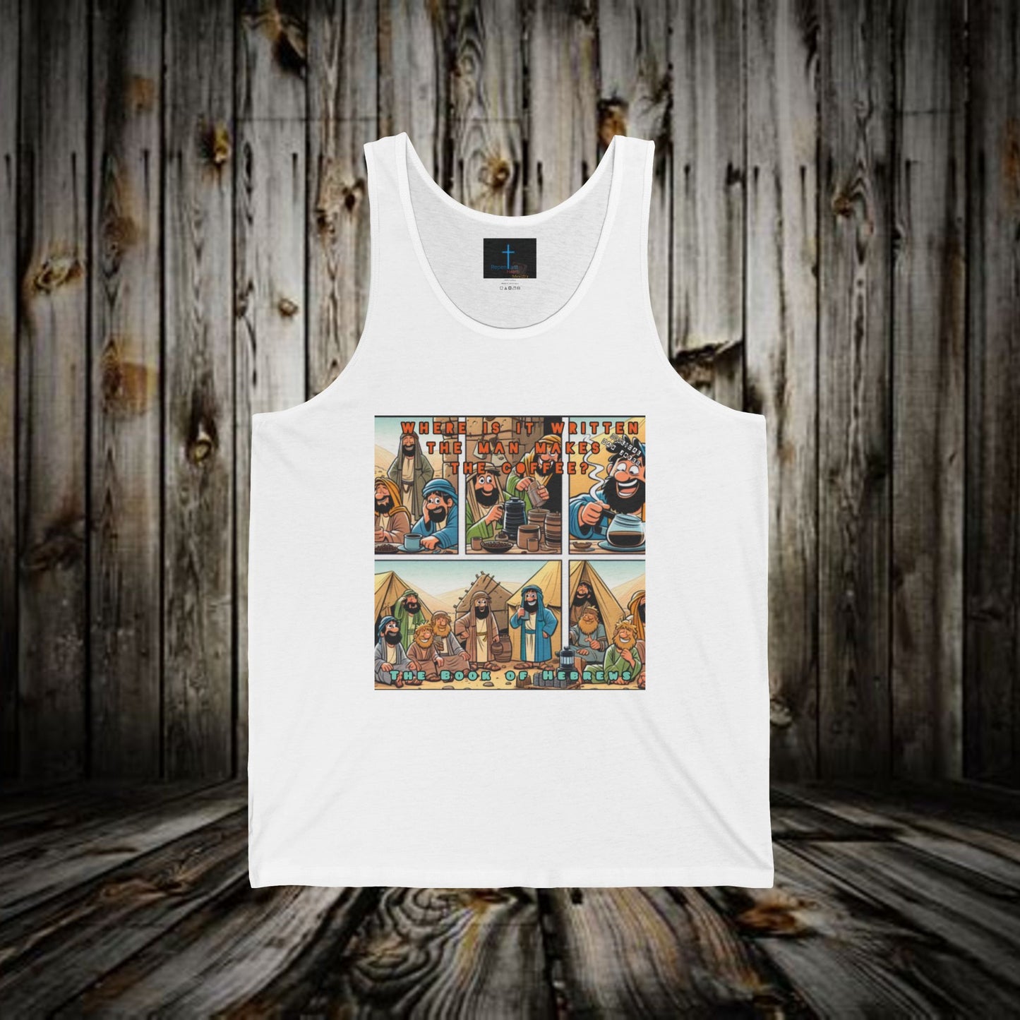 Biblical Dad Joke, The Book of Hebrews-Tank Top