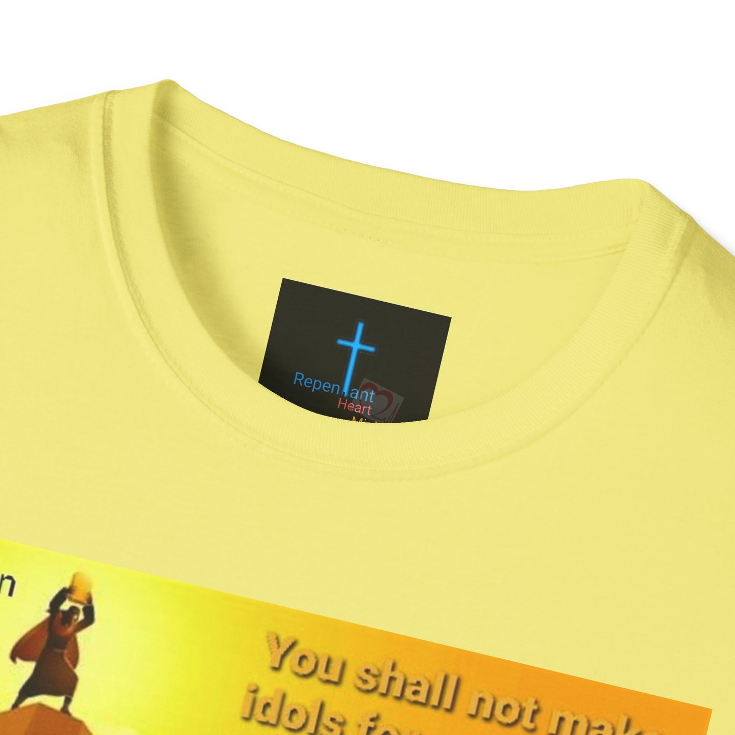 Abolition of Abortion Unisex Softstyle T-Shirt - Abolition of Abortion Design