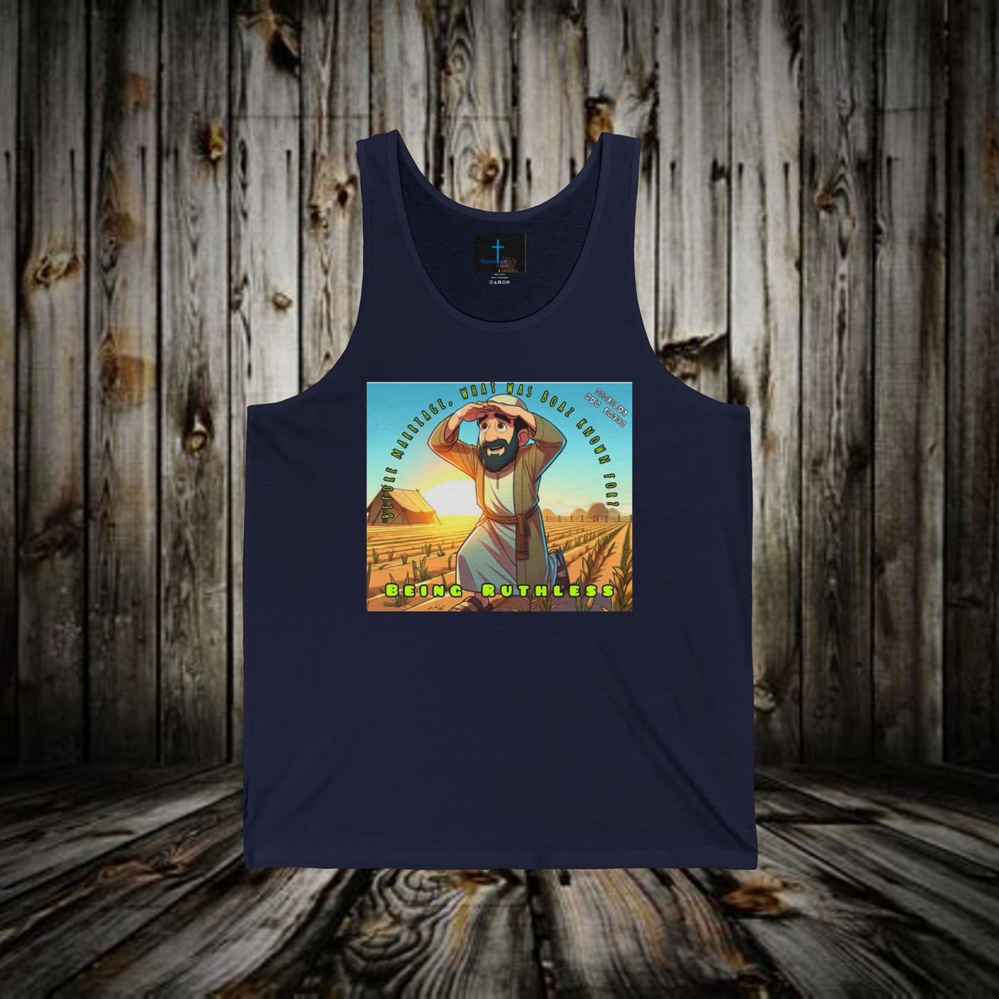 Biblical Dad Joke, Ruthless Humor- Tank Top