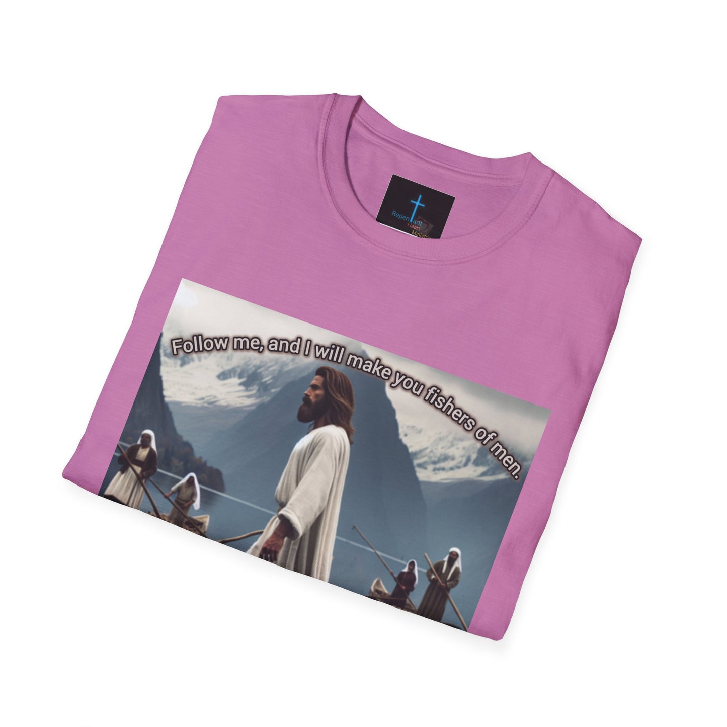 Matthew 4:19 - Jesus T-Shirt - Design