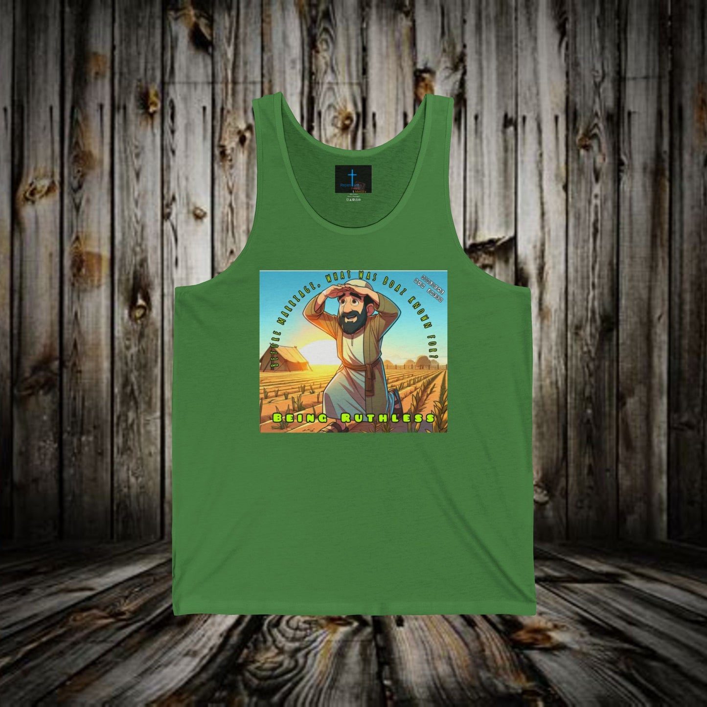 Biblical Dad Joke, Ruthless Humor- Tank Top