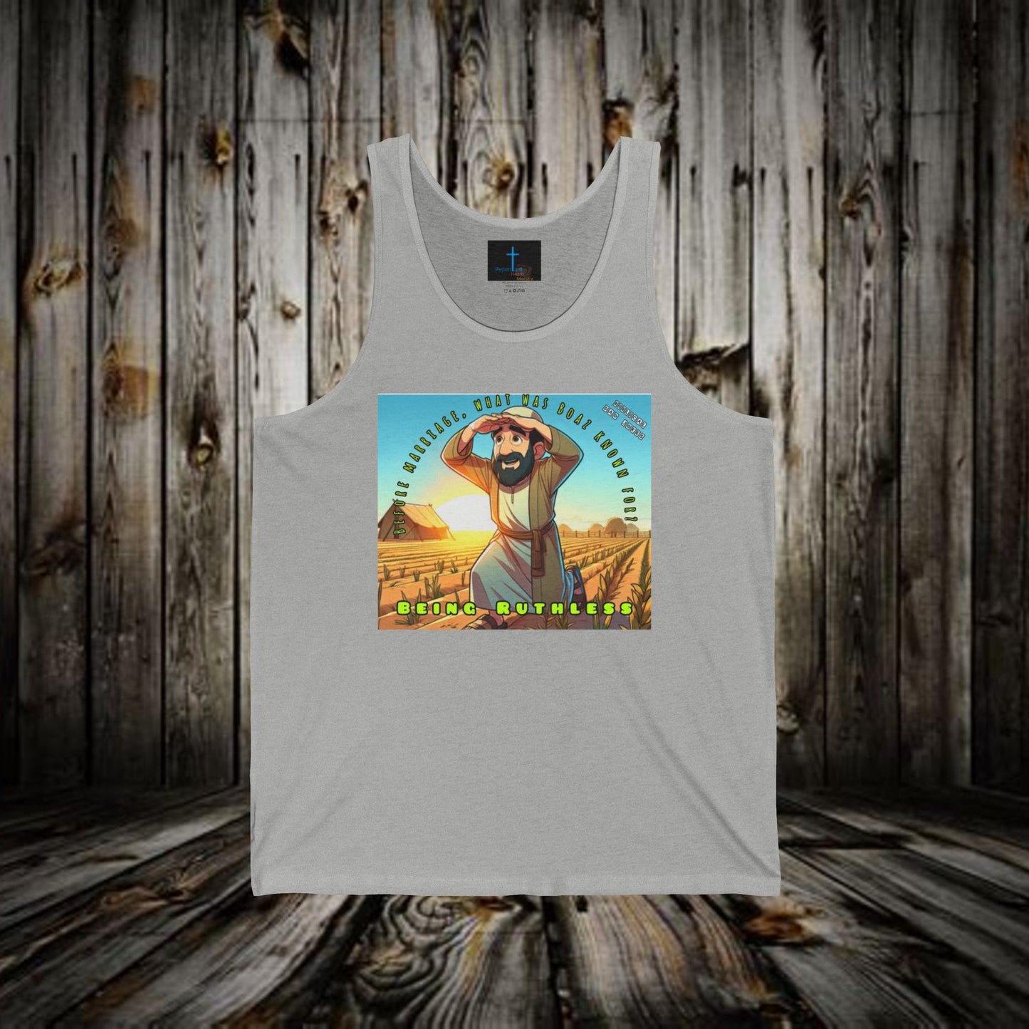 Biblical Dad Joke, Ruthless Humor- Tank Top