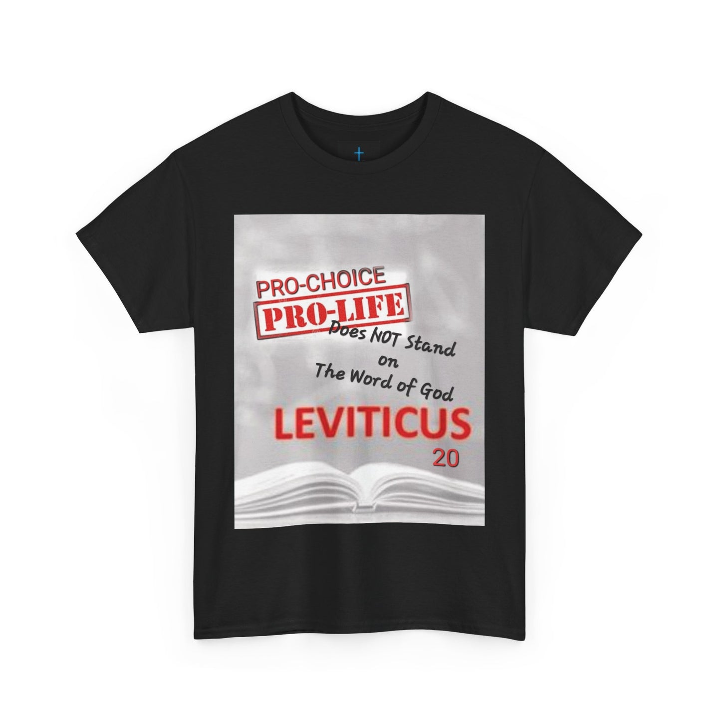 Abolish Abortion Unisex Heavy Cotton Tee - Leviticus & Proverbs Design
