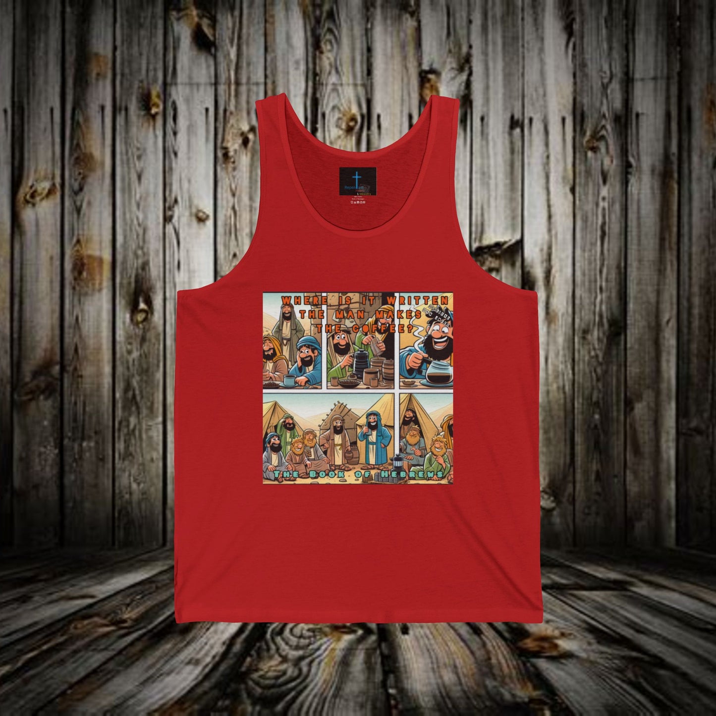 Biblical Dad Joke, The Book of Hebrews-Tank Top