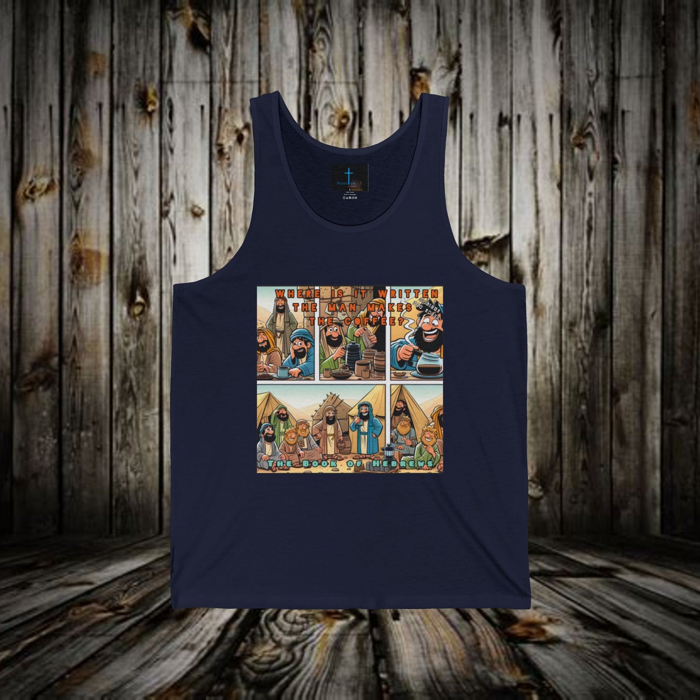 Biblical Dad Joke, The Book of Hebrews-Tank Top