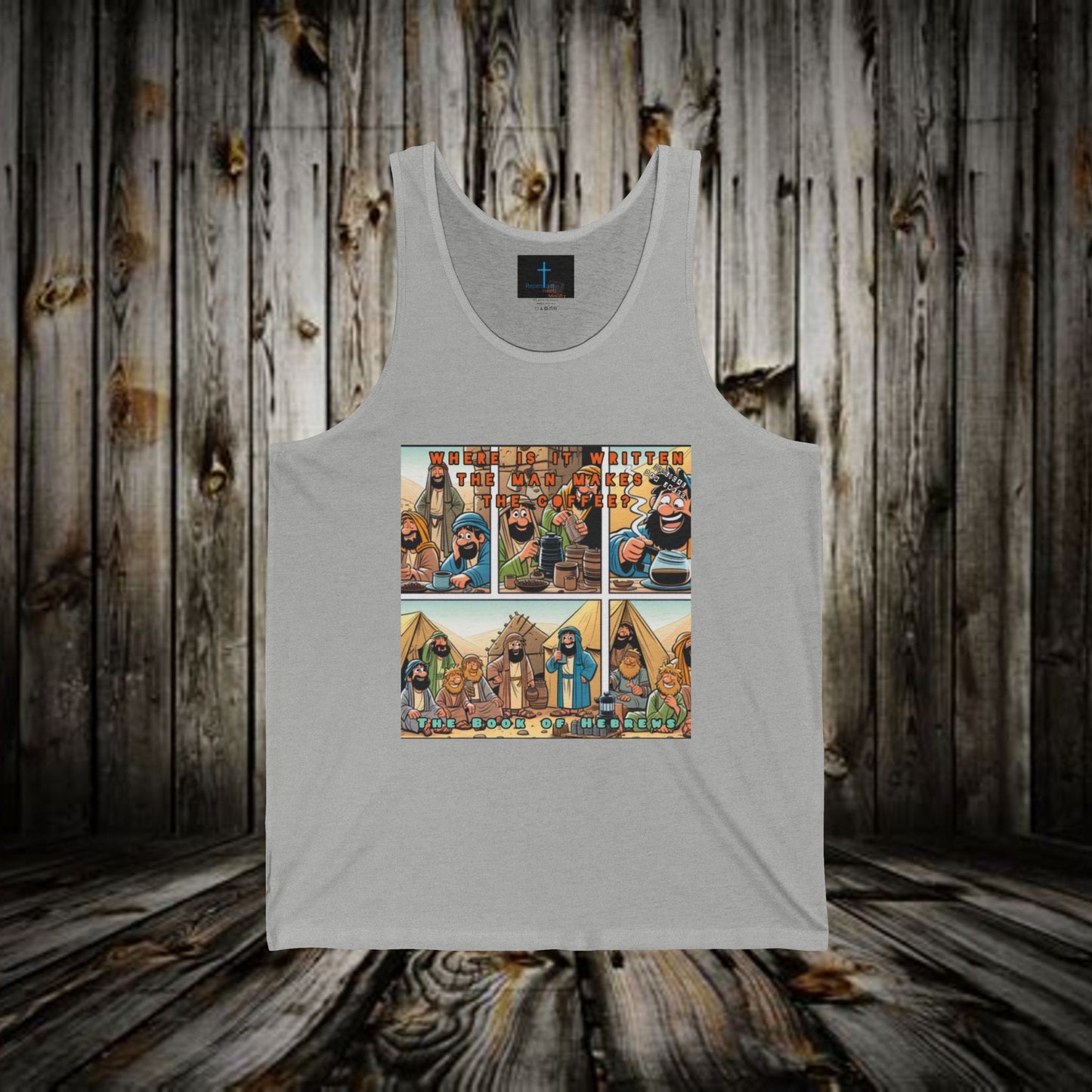 Biblical Dad Joke, The Book of Hebrews-Tank Top