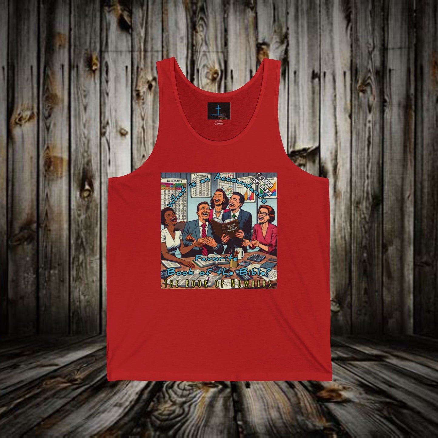 Biblical Dad Joke: The Book Of Numbers, Tank Top
