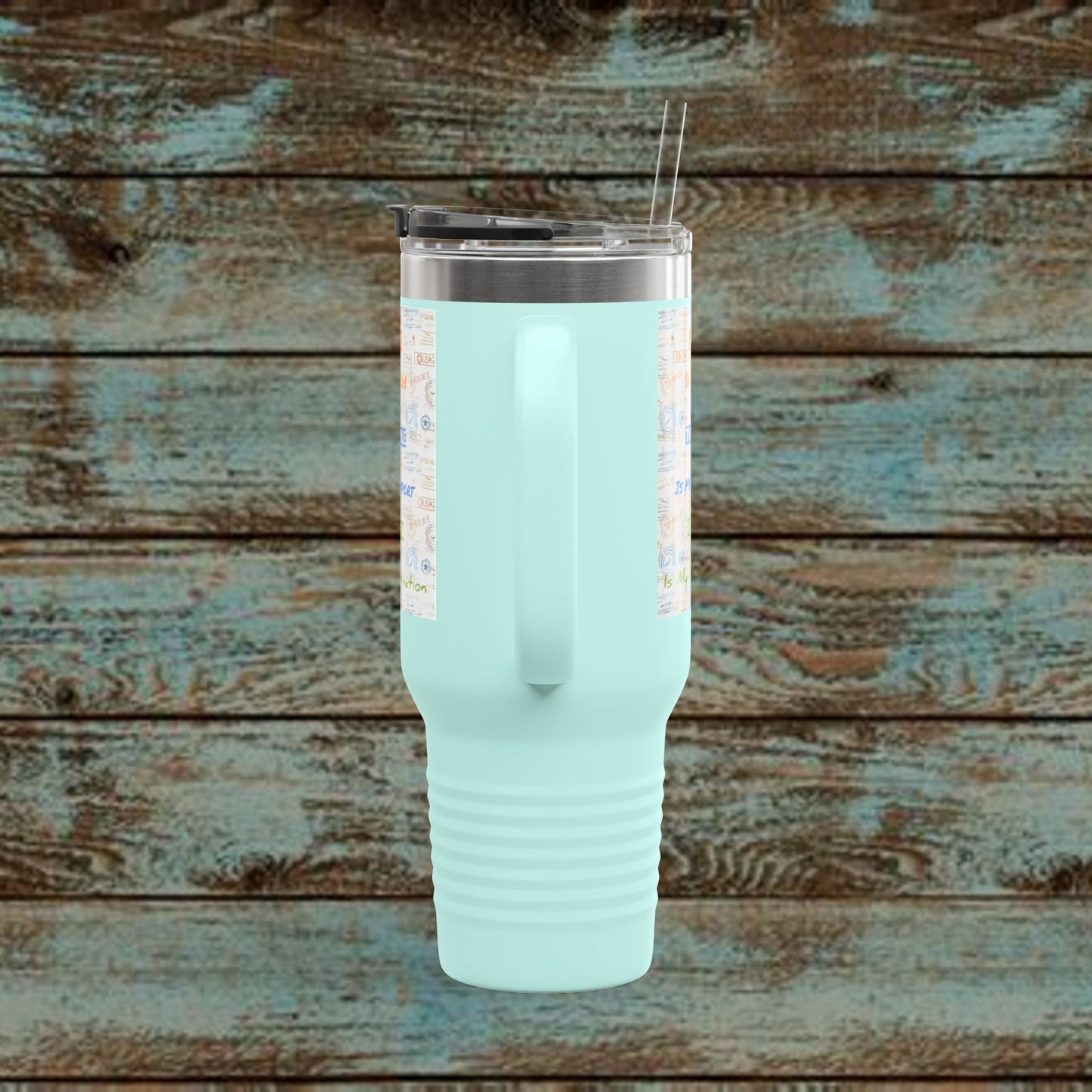 Faith Based Insulated Travel Mug – 40oz | Jesus is My Pilot Design | Perfect for Travelers & Pilots