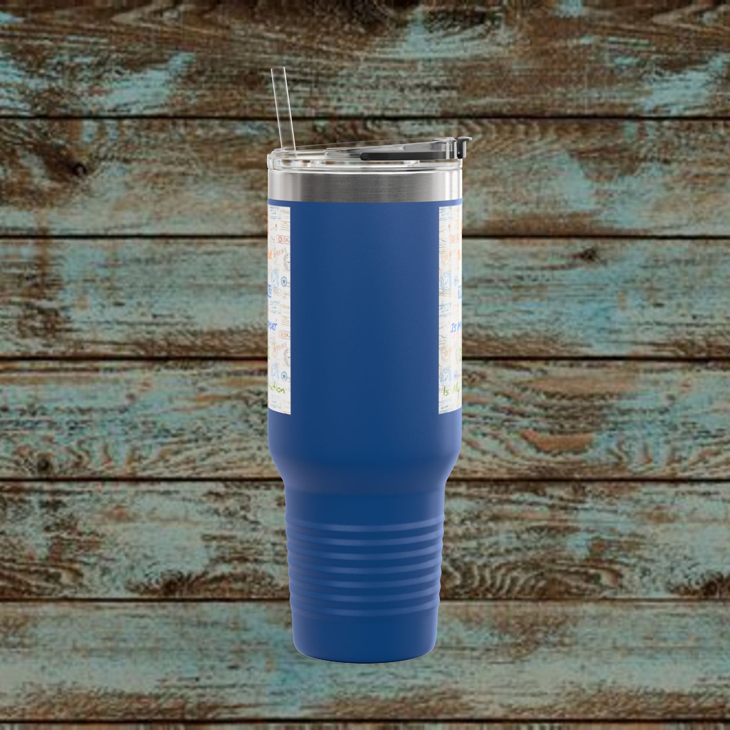 Faith Based Insulated Travel Mug – 40oz | Jesus is My Pilot Design | Perfect for Travelers & Pilots