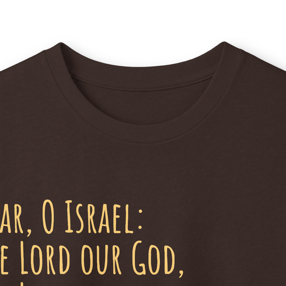 Shema Prayer: Hear, O Israel Long Sleeve T-shirt — Blowing the shofar