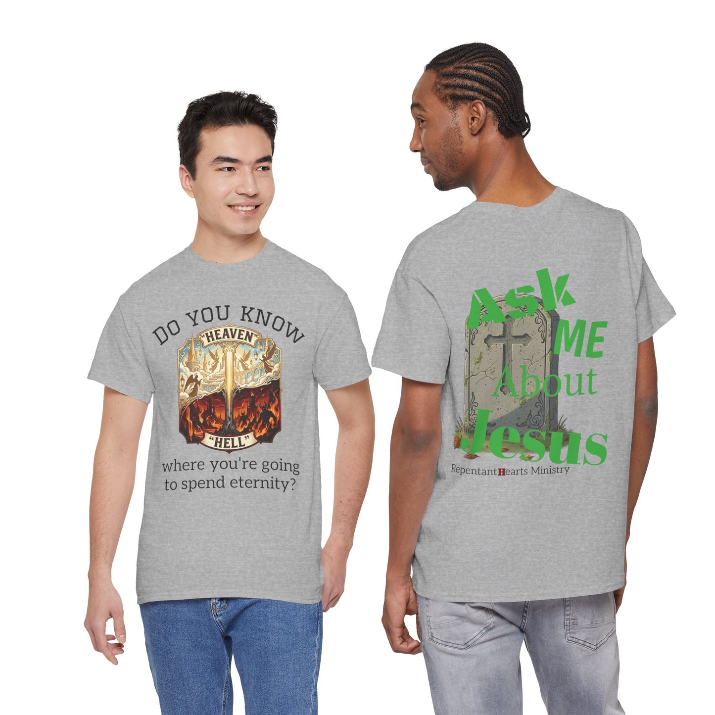 "Do You Know Where You’re Going? / Ask Me About Jesus"- Gospel Tee