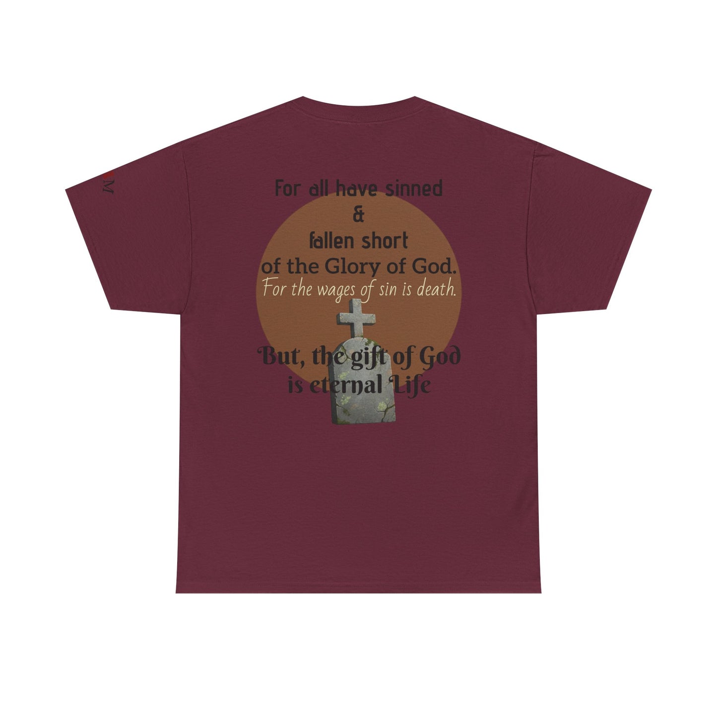"Saved" Ephesians 2:8 T‑Shirt — Scripture back
