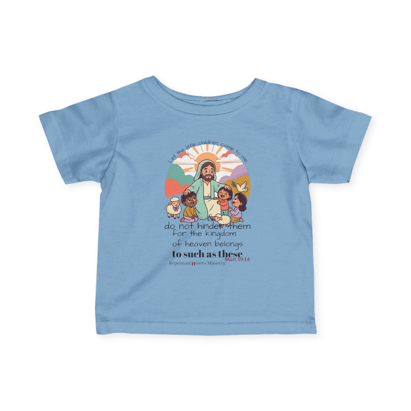 Infant Tee- 'Let the Little Children Come' Christian - Matthew 19:14