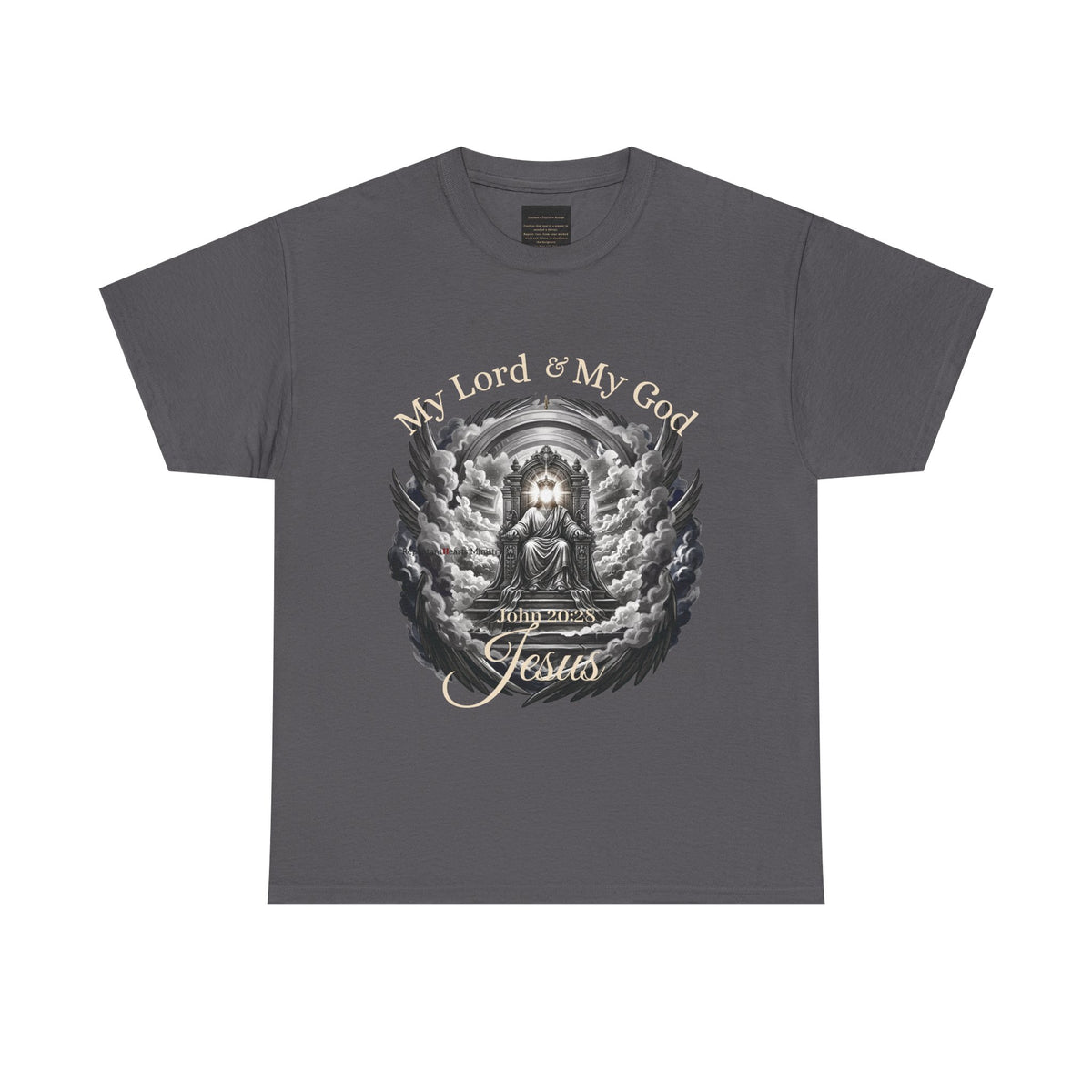 Jesus on the Throne "My Lord & My God" Christian Faith Tee