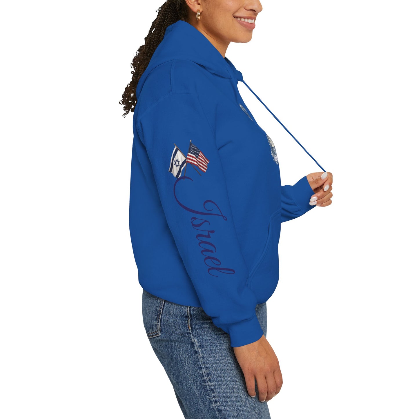 Israel Zechariah 2:8 Hoodie — Isaiah62 & Romans 9- Stand with Israel