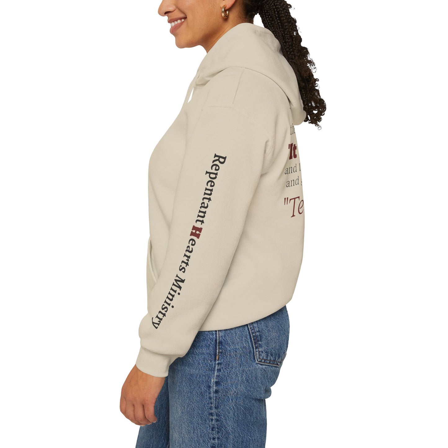 "Tetelestai" -It Is Finished- John 19:30 Hoodie — Christian Scripture Sweatshirt