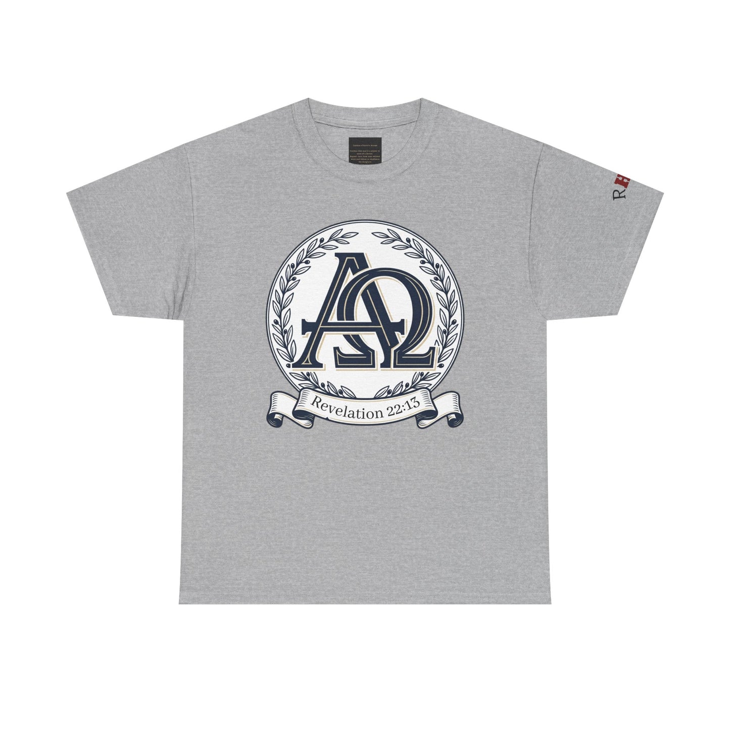 Alpha Omega T-shirt "I Am the First & the Last" Names of Jesus