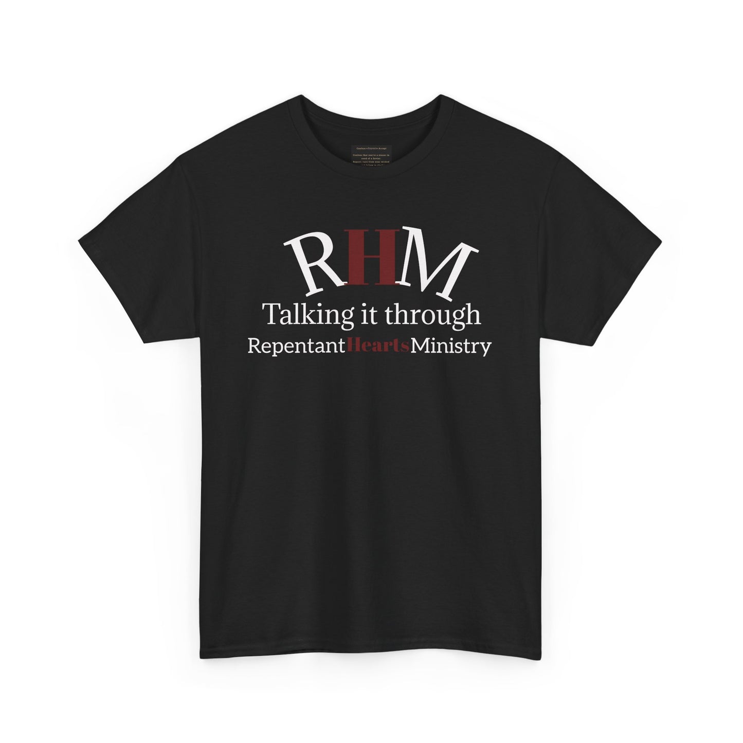 Ministry Tee — "Talking It Through" Repentant Hearts Gospel Shirt