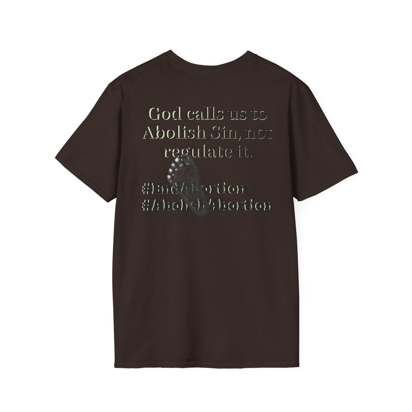 Abolish Abortion T-Shirt - Jeremiah 1:5