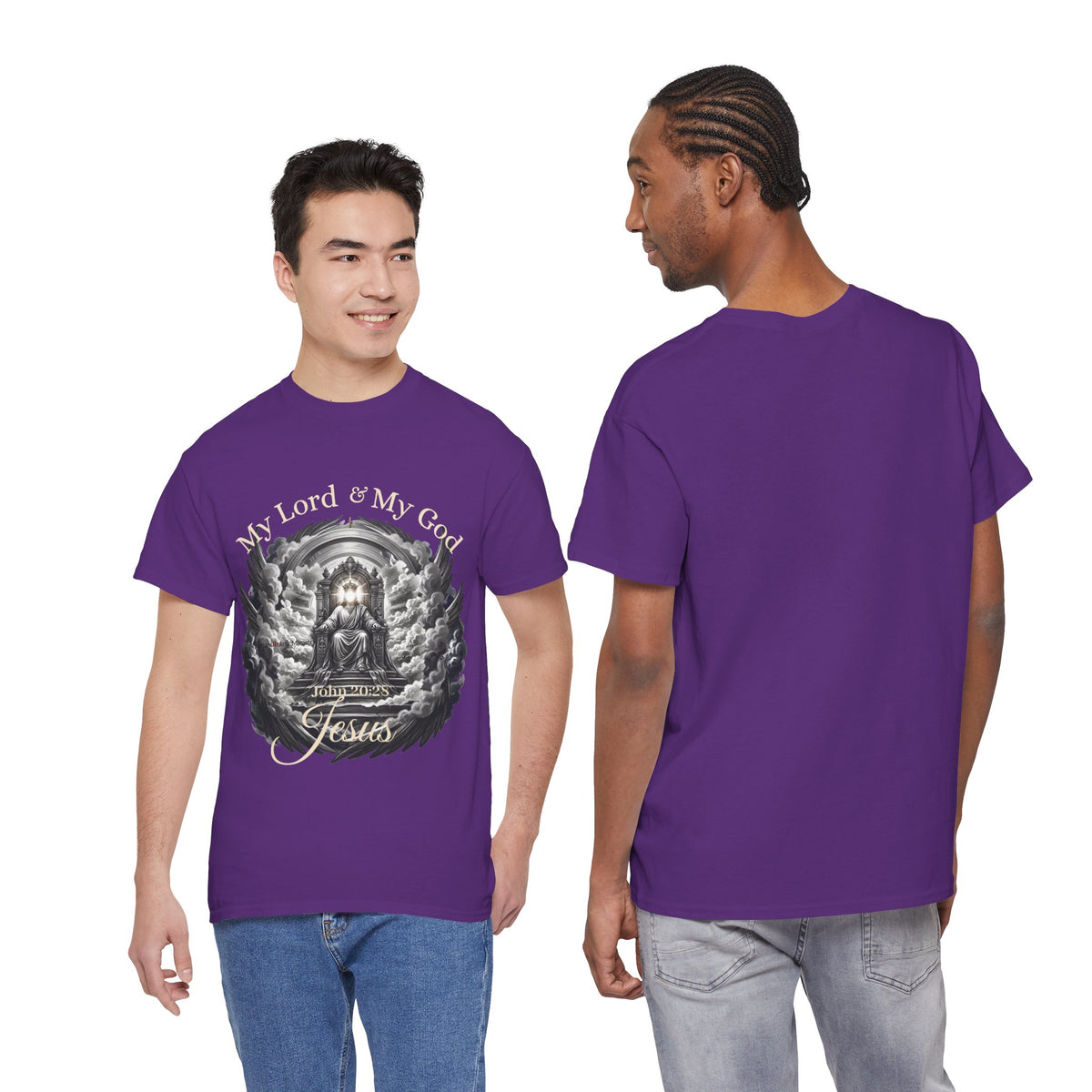 Jesus on the Throne "My Lord & My God" Christian Faith Tee