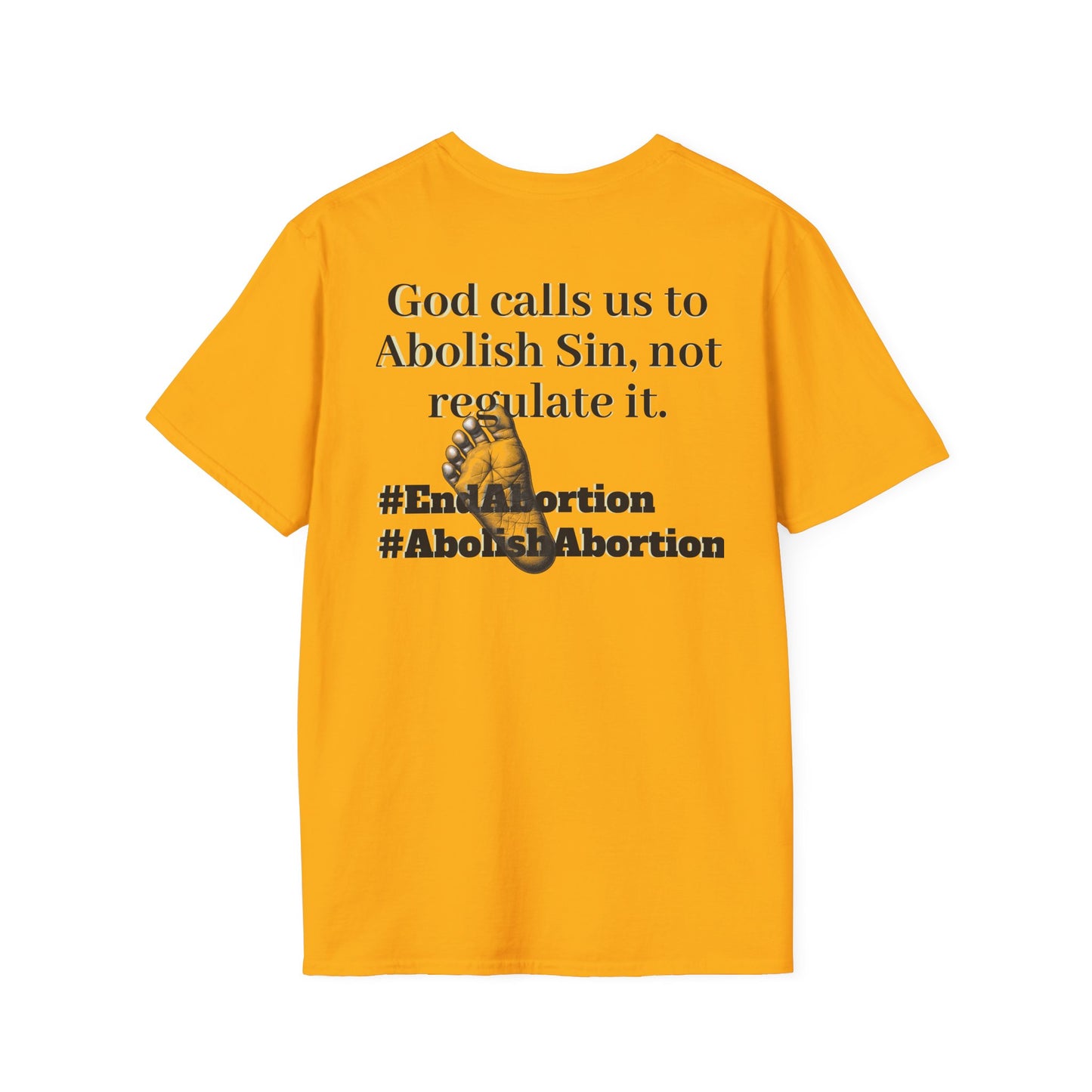 Abolish Abortion T-Shirt - Jeremiah 1:5
