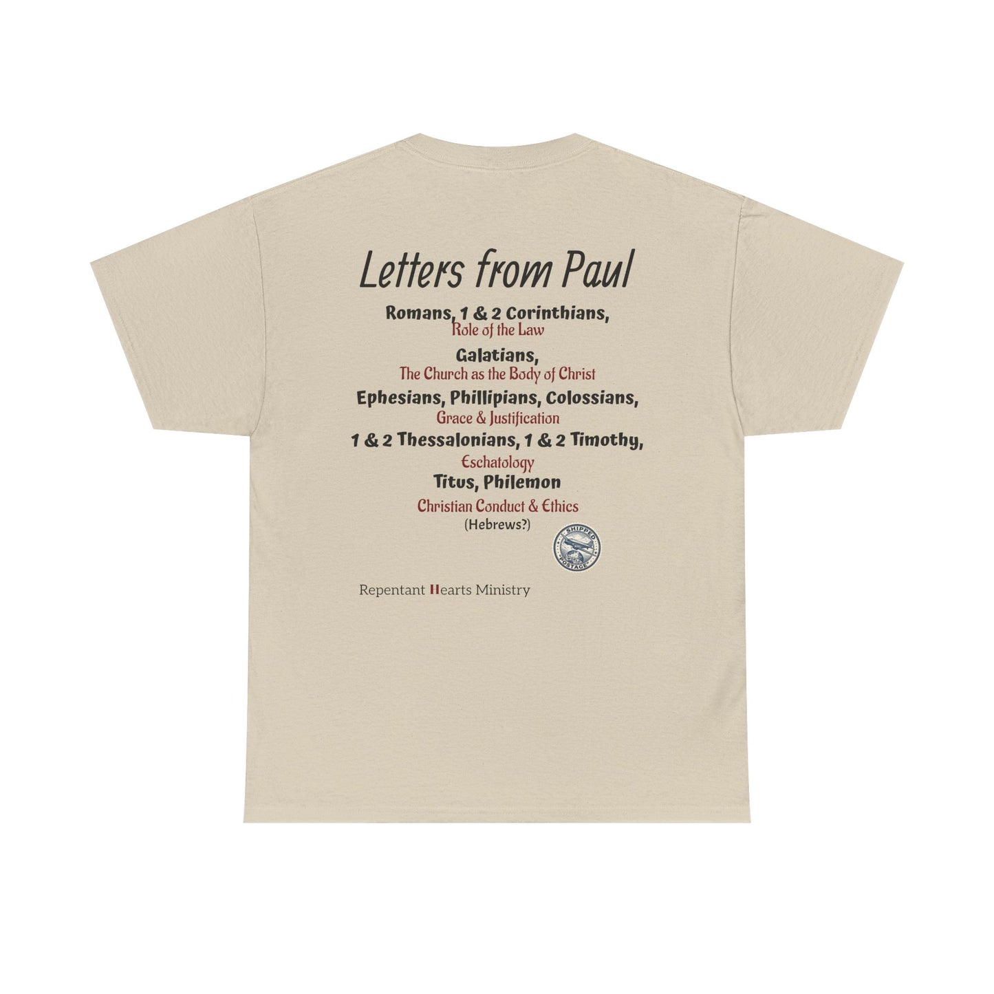 Letters from Paul T-Shirt — What Would Yours Say?