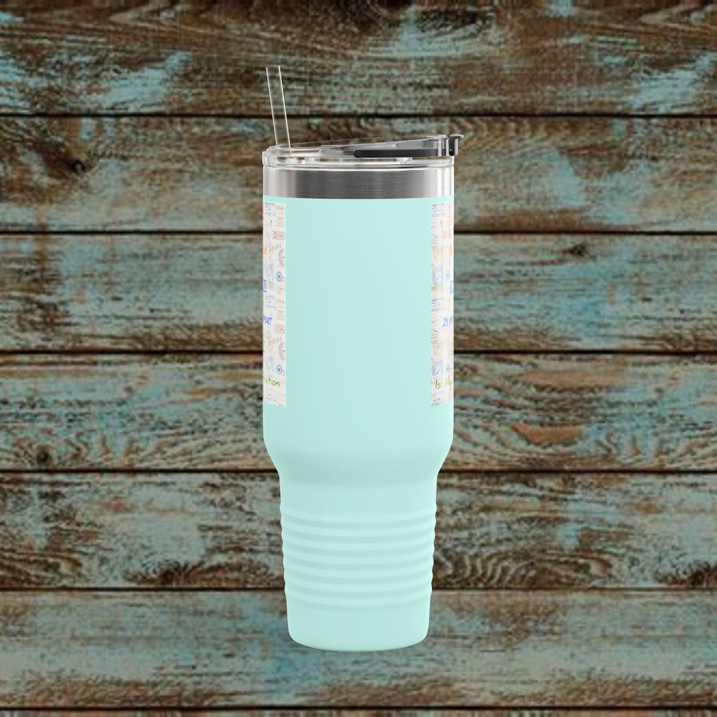 Faith Based Insulated Travel Mug – 40oz | Jesus is My Pilot Design | Perfect for Travelers & Pilots