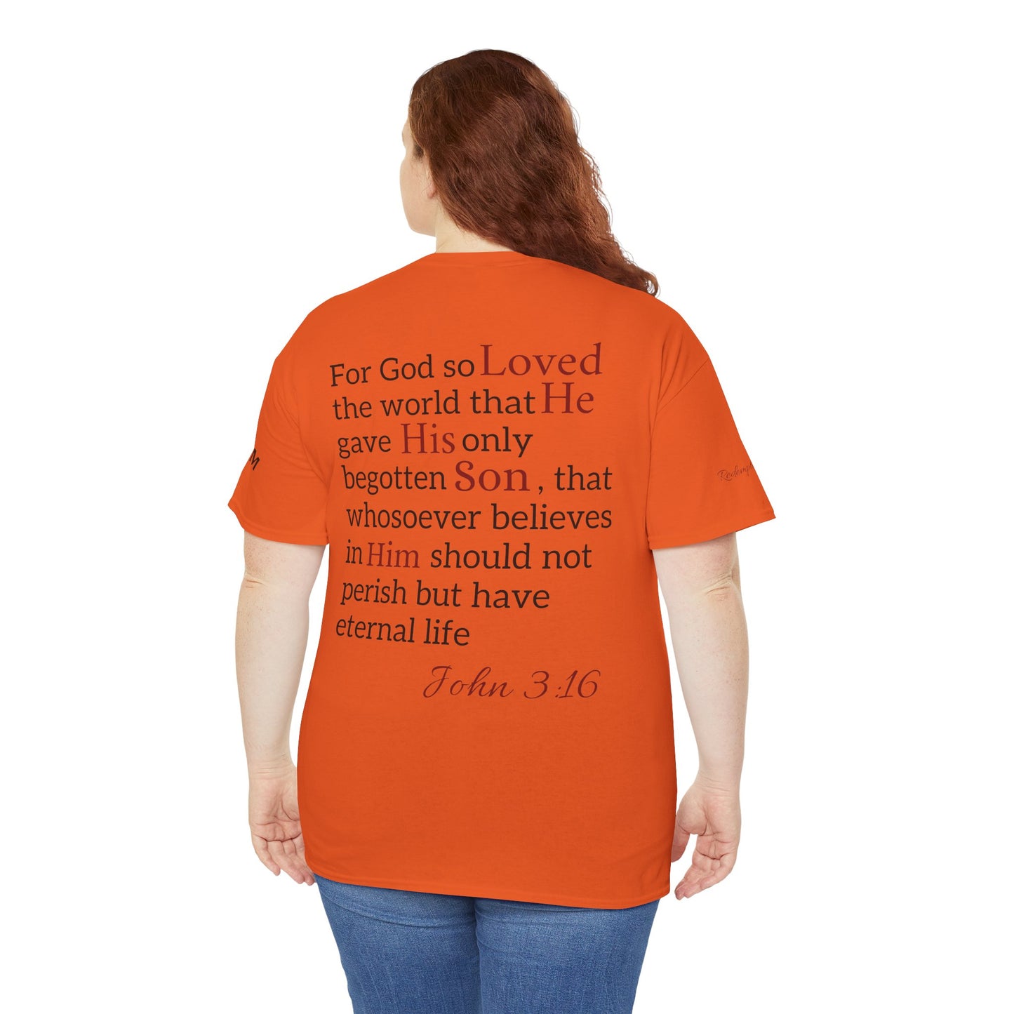 Redemption John 3:16 T-Shirt — Scripture Tee