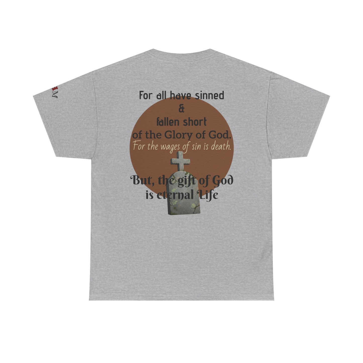 "Saved" Ephesians 2:8 T‑Shirt — Scripture back