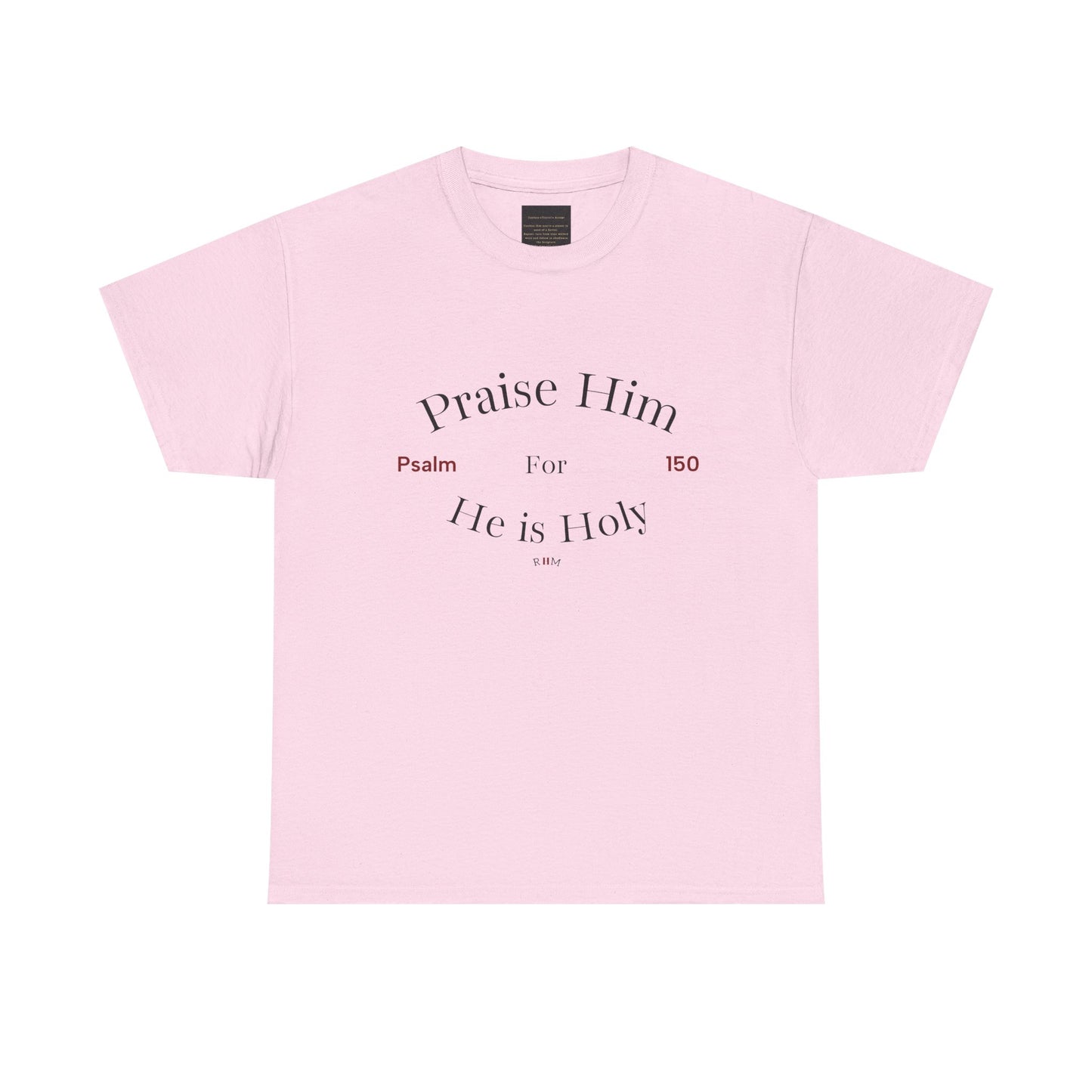 Praise Him For He is Holy — Psalm 150 T-Shirt