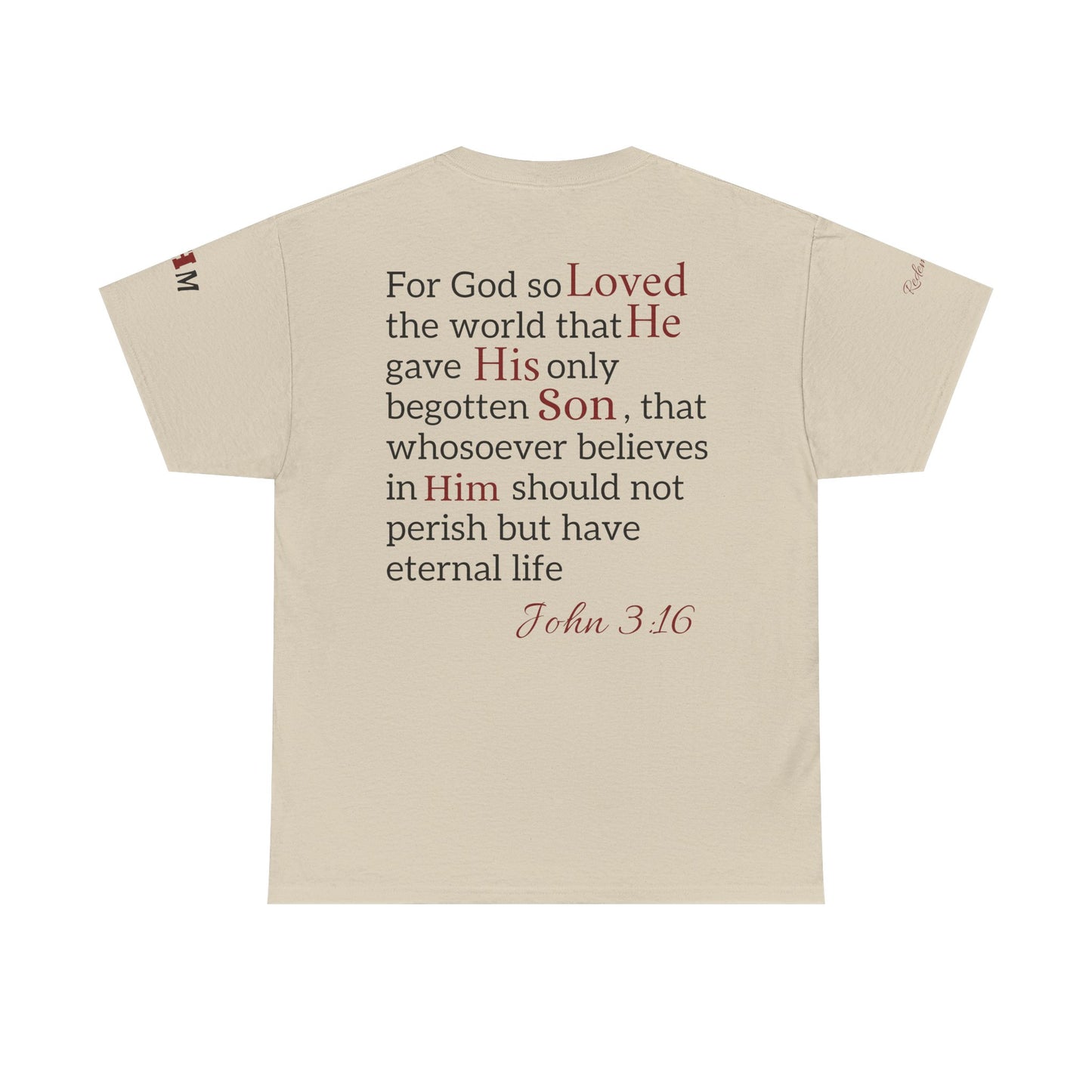 Redemption John 3:16 T-Shirt — Scripture Tee