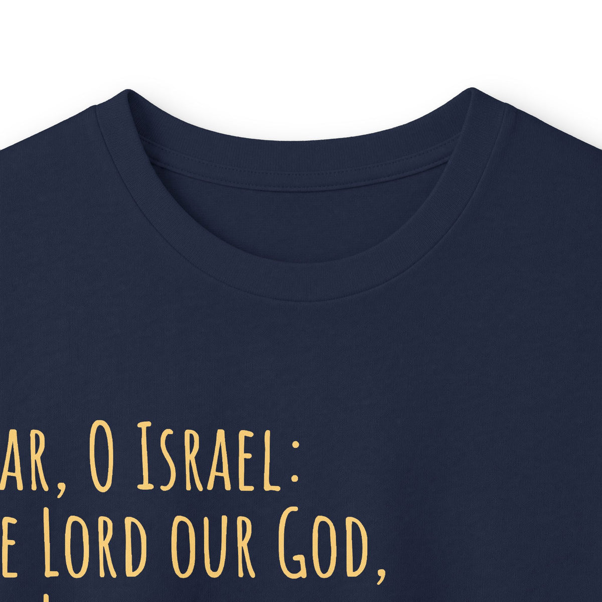 Shema Prayer: Hear, O Israel Long Sleeve T-shirt — Blowing the shofar