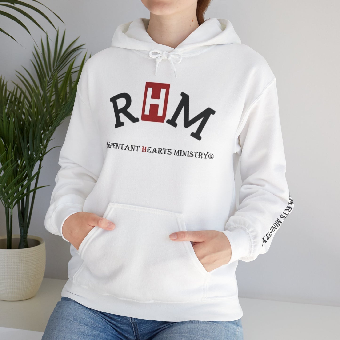 Biblical- Repentant Hearts Ministry Hoodie — Christian Hoodie with Scripture & Shofar Design