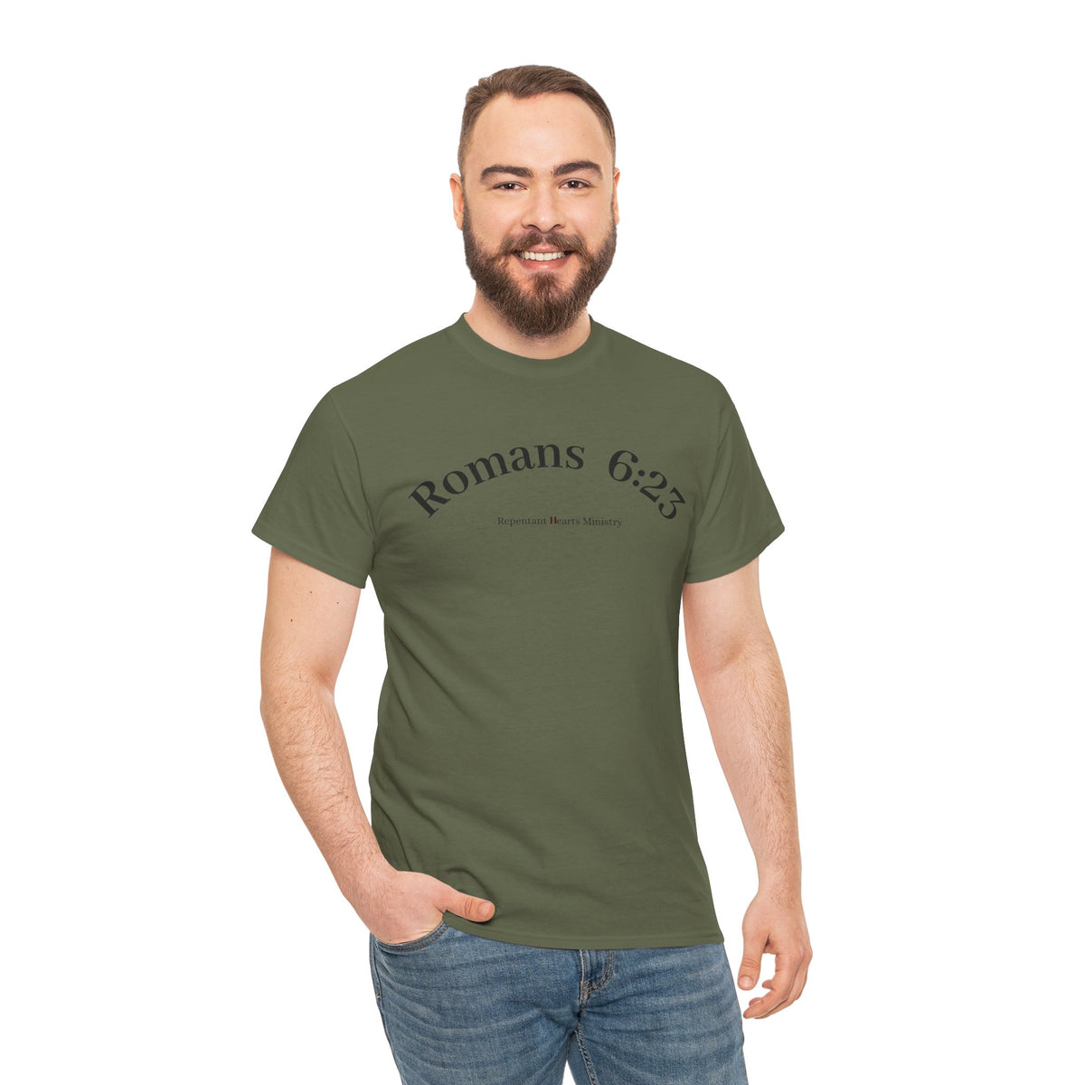 Your Debt Is Paid Romans 6:23 Inspirational- Christian Cross T-Shirt