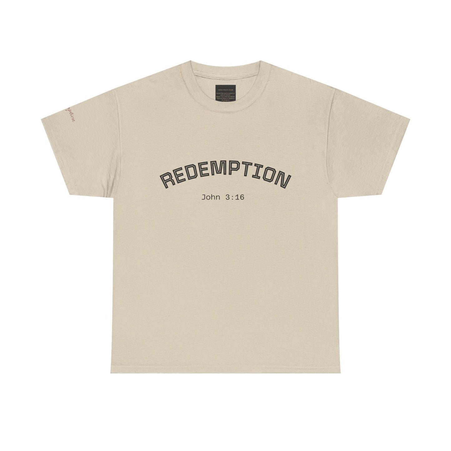 Redemption John 3:16 T-Shirt — Scripture Tee