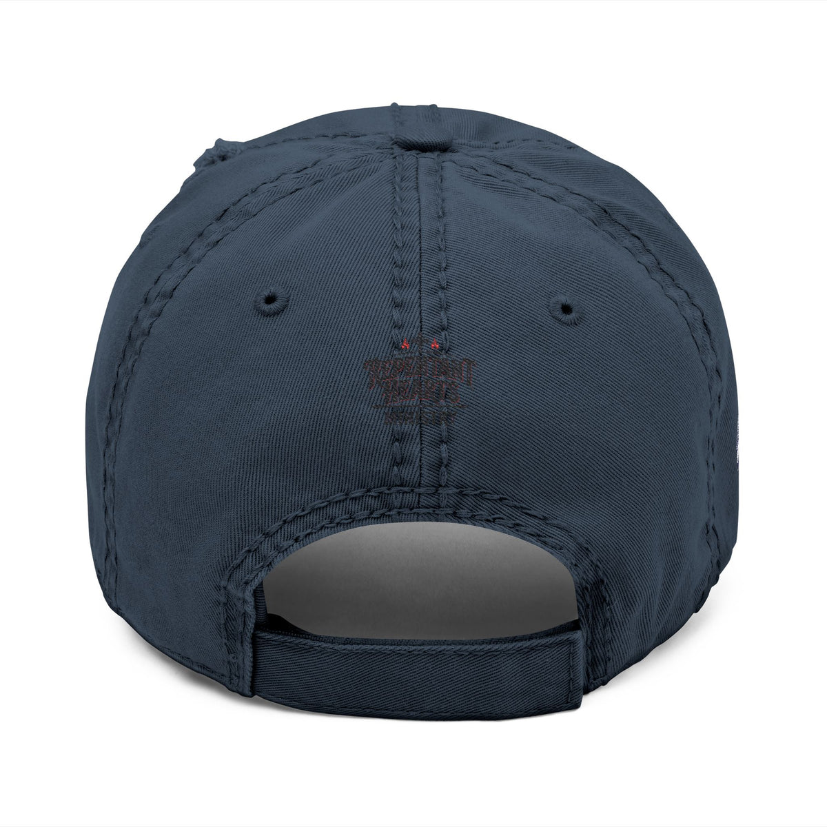 Hat: Israel ('ישראל') Hebrew — Distressed Embroidered Hat