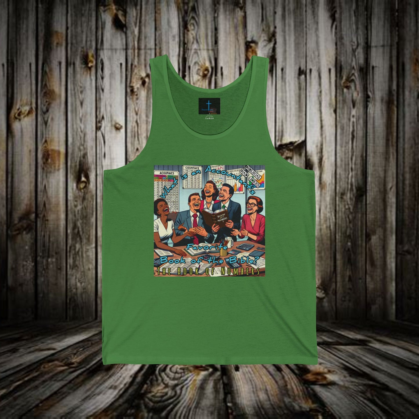Biblical Dad Joke: The Book Of Numbers, Tank Top