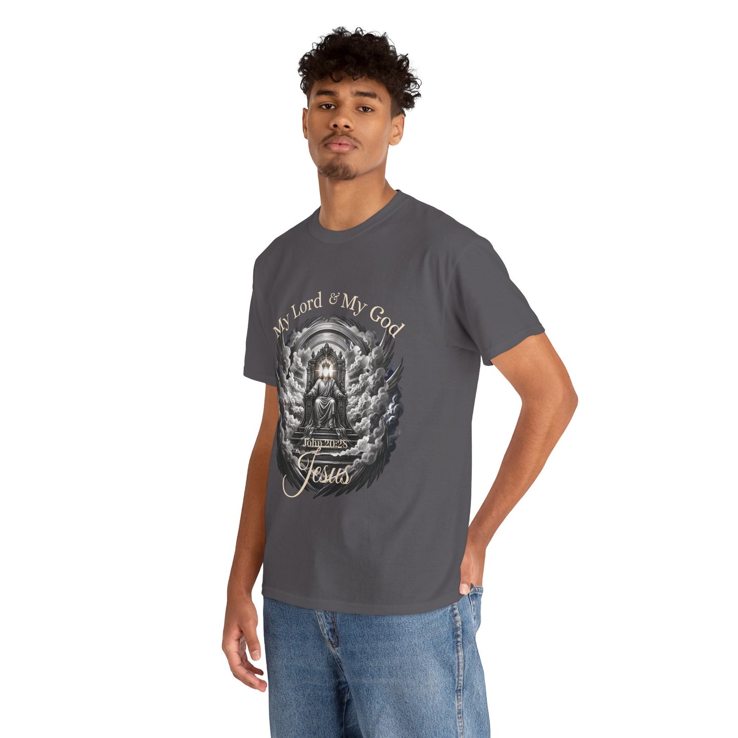 Jesus on the Throne "My Lord & My God" Christian Faith Tee