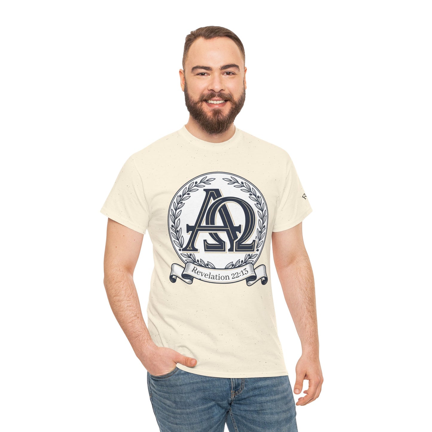 Alpha Omega T-shirt "I Am the First & the Last" Names of Jesus