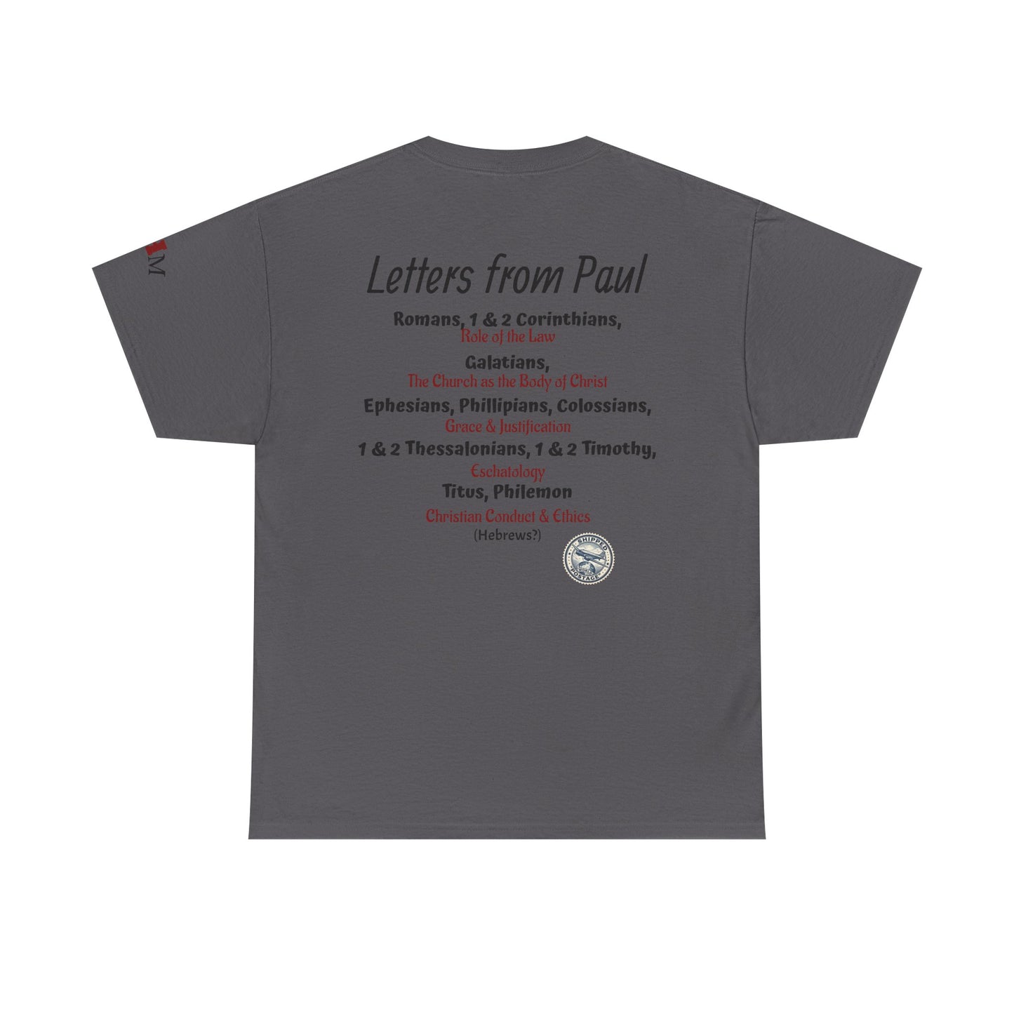 Letters from Paul T-Shirt — What Would Yours Say?