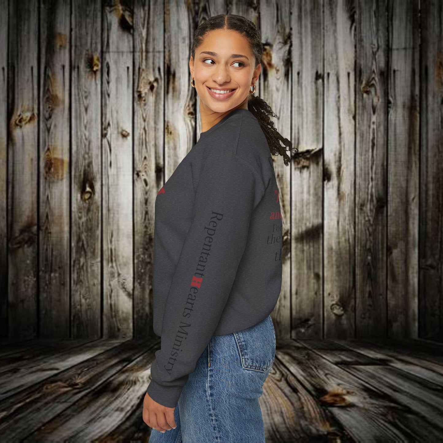 Mercy Crewneck Sweatshirt (Matthew 9:13) — "I Desire Mercy, Not Sacrifice" Inspirational Bible Verse Sweatshirt