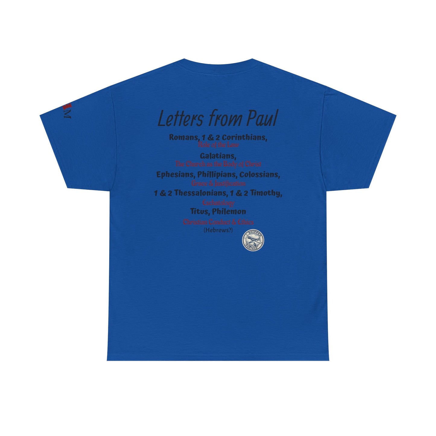 Letters from Paul T-Shirt — What Would Yours Say?