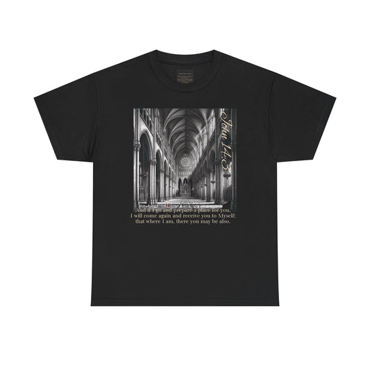 Gothic John 14:3 T-shirt — "I will come again..."
